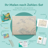 Malen nach Zahlen Blüte unter der alten Kiefer Japan