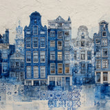 Diamond Painting Collage von Delft, in Delfter Blau