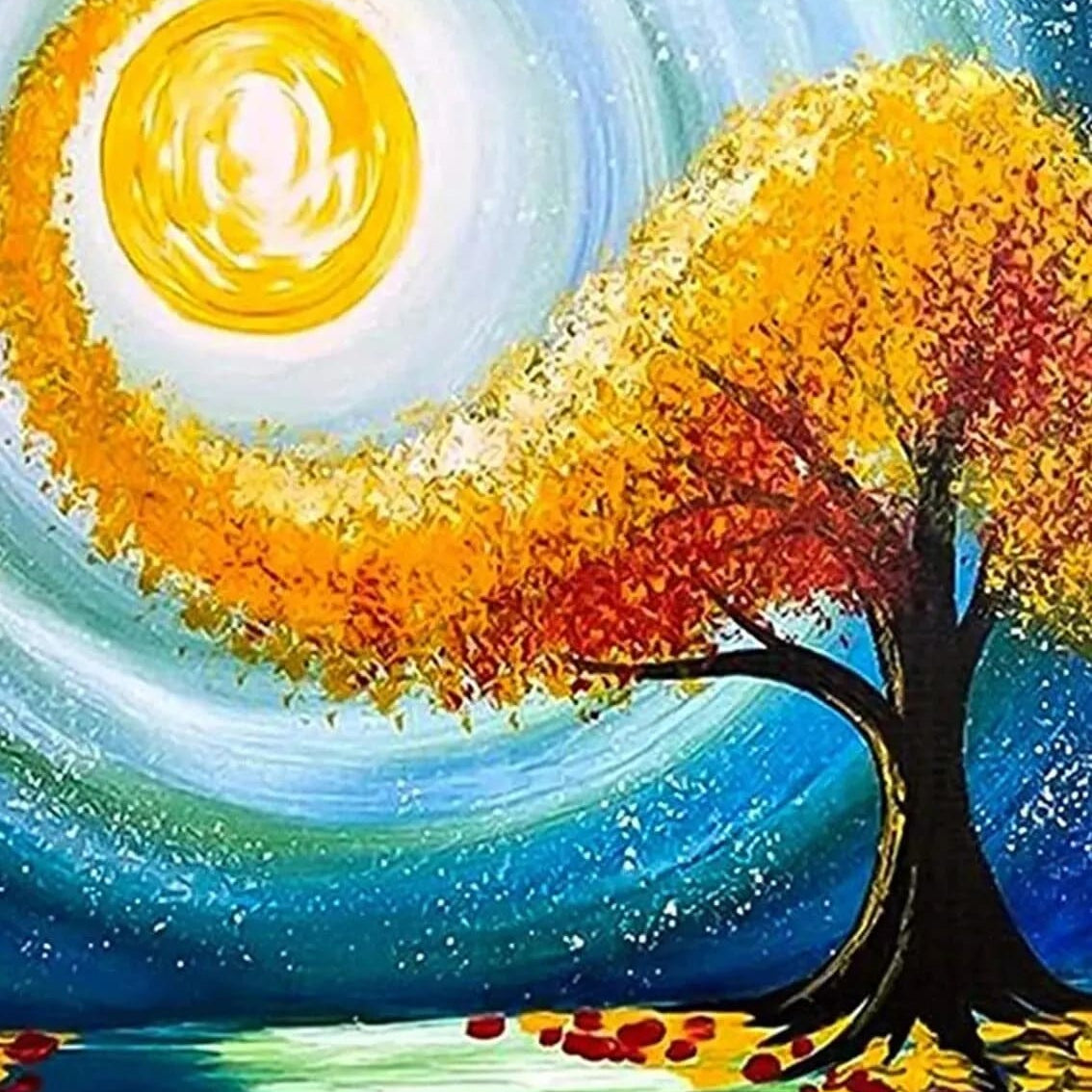 Diamond Painting Baum Kunst