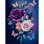 Diamond Painting Bunte Blumen
