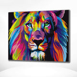 Diamond Painting Bunter Löwe