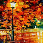 Diamond Painting Fahrrad in der Stadt