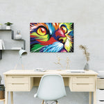 Diamond Painting Katzenkopf