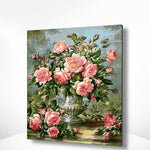 Diamond Painting Rosa Rosenstrauß