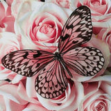 Diamond Painting Schmetterling mit Blumen