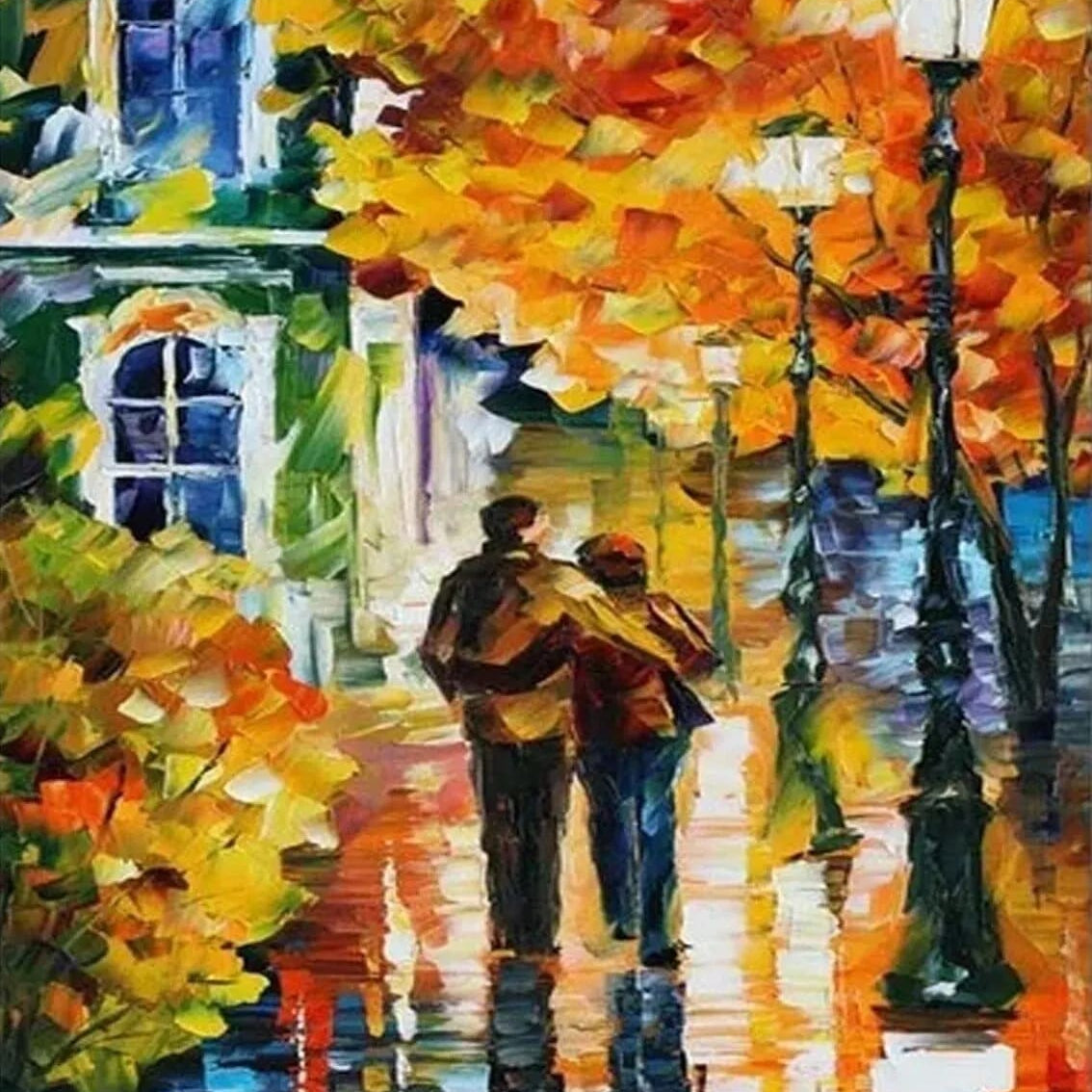 Diamond Painting Stadt Kunst