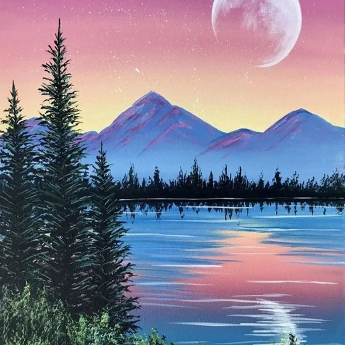 Diamond Painting Wunderschöne Landschaft