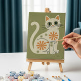 Malen nach Zahlen – 6 Mini-Gemälde - Die Mod Cats-Kollektion