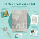 Malen nach Zahlen Die kleine Straße