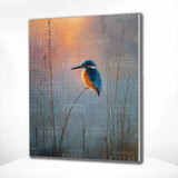 Diamond Painting Eisvogel bei Sonnenaufgang