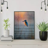 Diamond Painting Eisvogel bei Sonnenaufgang