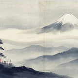 Malen nach Zahlen Fuji über dem Nebel Japan