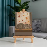 Malen nach Zahlen – 6 Mini-Gemälde - Gemütliche Kitty-Ecke
