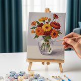 Malen nach Zahlen – 6 Mini-Gemälde - Herbstblüte