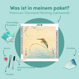 Diamond Painting Eisvogel am Ufer Japan