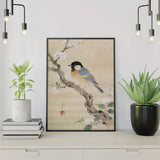 Diamond Painting Kohlmeisen auf einem blühenden Zweig von Ohara Koson Japan