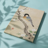 Malen nach Zahlen Kohlmeisen auf einem blühenden Zweig von Ohara Koson Japan