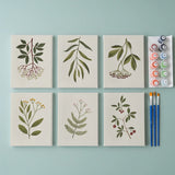 Malen nach Zahlen – 6 Mini-Gemälde - Wildblumenwiese