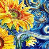 Diamond Painting Sonnenblumen Kunst