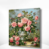 Diamond Painting Rosa Rosenstrauß