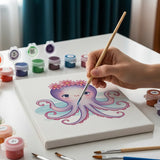 Malen nach Zahlen – 6 Mini-Gemälde - Meerjungfrauen & Meeresfreunde