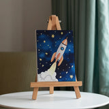 Malen nach Zahlen – 6 Mini-Gemälde - Außerhalb dieser Welt