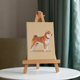 Malen nach Zahlen – 6 Mini-Gemälde - Die Dog-Days-Kollektion