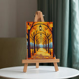 Malen nach Zahlen – 6 Mini-Gemälde - Erntetöne