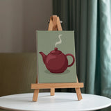 Malen nach Zahlen – 6 Mini-Gemälde - Gemütliche Tasse