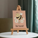 Malen nach Zahlen – 6 Mini-Gemälde - Launisches Gartenfest