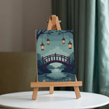 Malen nach Zahlen – 6 Mini-Gemälde - Märchenabend