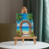 Malen nach Zahlen – 6 Mini-Gemälde - Reiselust in Farbe