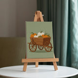 Malen nach Zahlen – 6 Mini-Gemälde - Träume von einem Kürbis