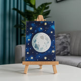 Malen nach Zahlen – 6 Mini-Gemälde - Außerhalb dieser Welt