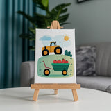 Malen nach Zahlen – 6 Mini-Gemälde - Bauernhoffreunde