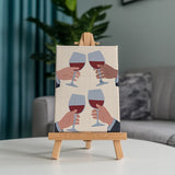 Malen nach Zahlen – 6 Mini-Gemälde - Groovige Futtergalerie