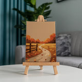 Malen nach Zahlen – 6 Mini-Gemälde - Knisternde Blätter & warme Lüfte