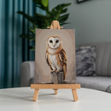 Malen nach Zahlen – 6 Mini-Gemälde - Waldkauz in der Dämmerung