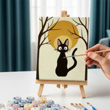 Malen nach Zahlen – 3 Mini-Gemälde - Die Familie der Hexe