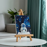 Malen nach Zahlen – 6 Mini-Gemälde - Außerhalb dieser Welt