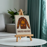 Malen nach Zahlen – 6 Mini-Gemälde - Gemütliche Herbst-Essentials