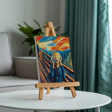 Malen nach Zahlen – 6 Mini-Gemälde - Geometrische Meisterwerke