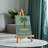 Malen nach Zahlen – 6 Mini-Gemälde - Retro-Reisetempo