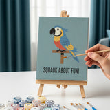 Malen nach Zahlen – 6 Mini-Gemälde - Eigenwilliger Haustierclub