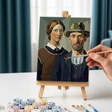 Malen nach Zahlen – 6 Mini-Gemälde - Geometrische Meisterwerke