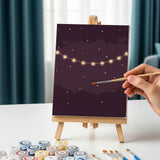 Malen nach Zahlen – 6 Mini-Gemälde - Laternen in der Dämmerung