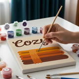 Malen nach Zahlen – 6 Mini-Gemälde - Gemütliche Herbst-Essentials