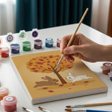 Malen nach Zahlen – 6 Mini-Gemälde - Herbst-Eigentümlichkeit