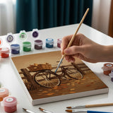 Malen nach Zahlen – 6 Mini-Gemälde - Sanfter früher Herbst