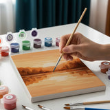 Malen nach Zahlen – 6 Mini-Gemälde - September Spruch